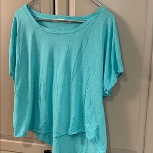 Michael Stars Aqua Short Sleeve Top